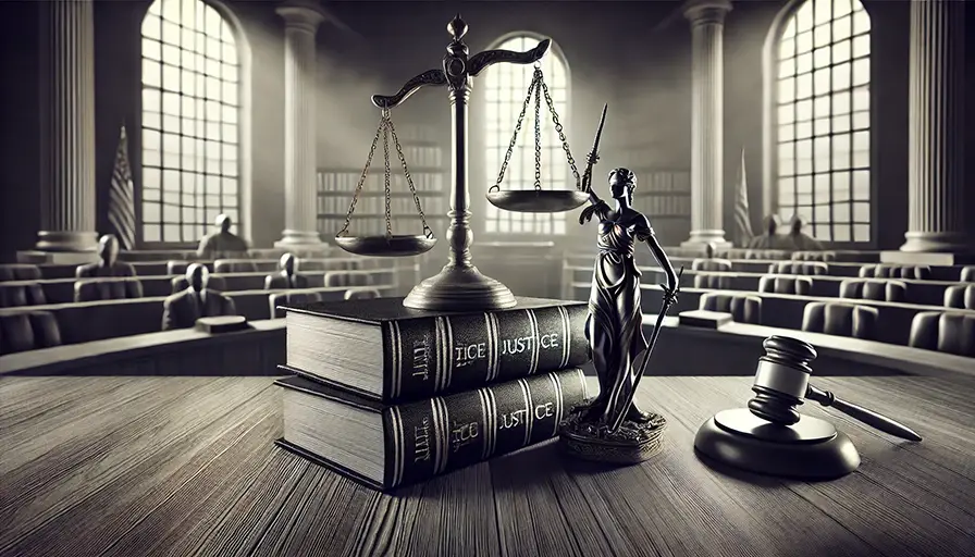 Justice Books In Court