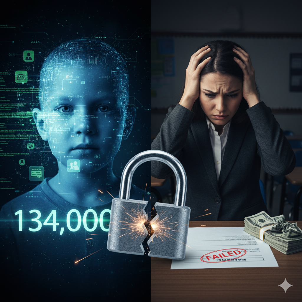 134,000 leaked records